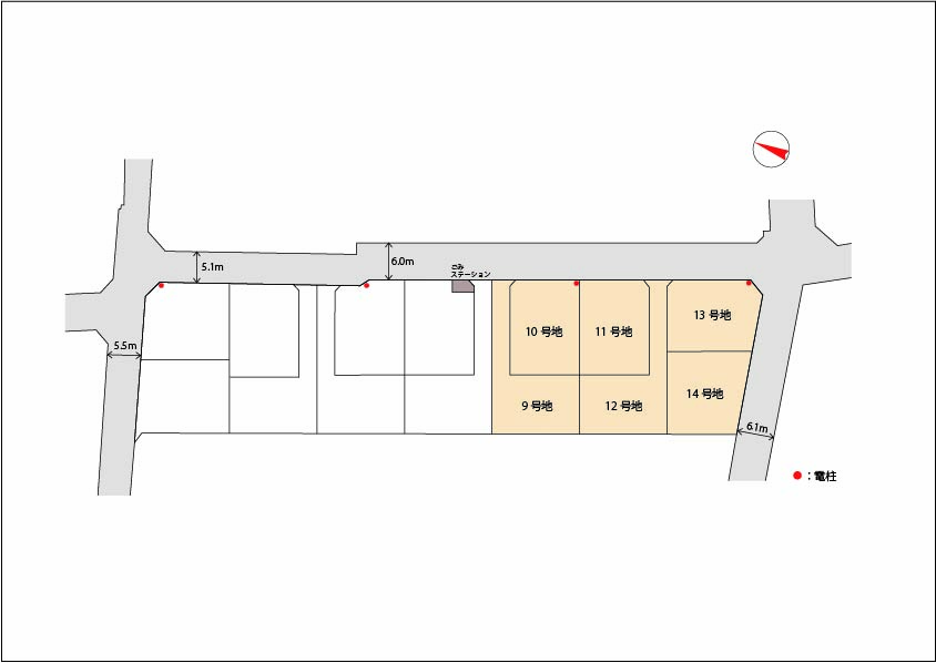 サニーガーデン波多江小南区画図
