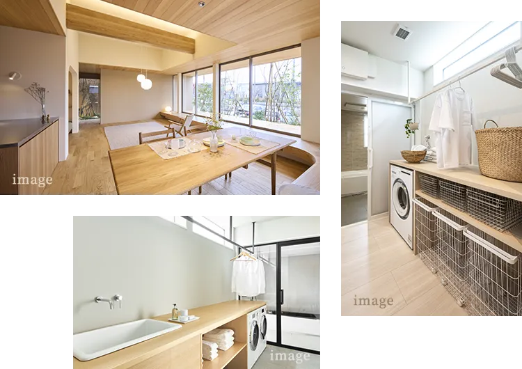 木のぬくもりを感じる ジャパンディハウス