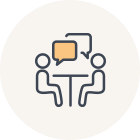 相談しているアイコン