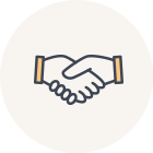 握手のアイコン